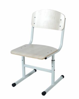 Стілець Т-подібний на круглій трубі, з хім. стійким HPL, регулюється на ростові групи №5-7(опція р. г. №4), АНШАР ГРУП (90169 HPL)